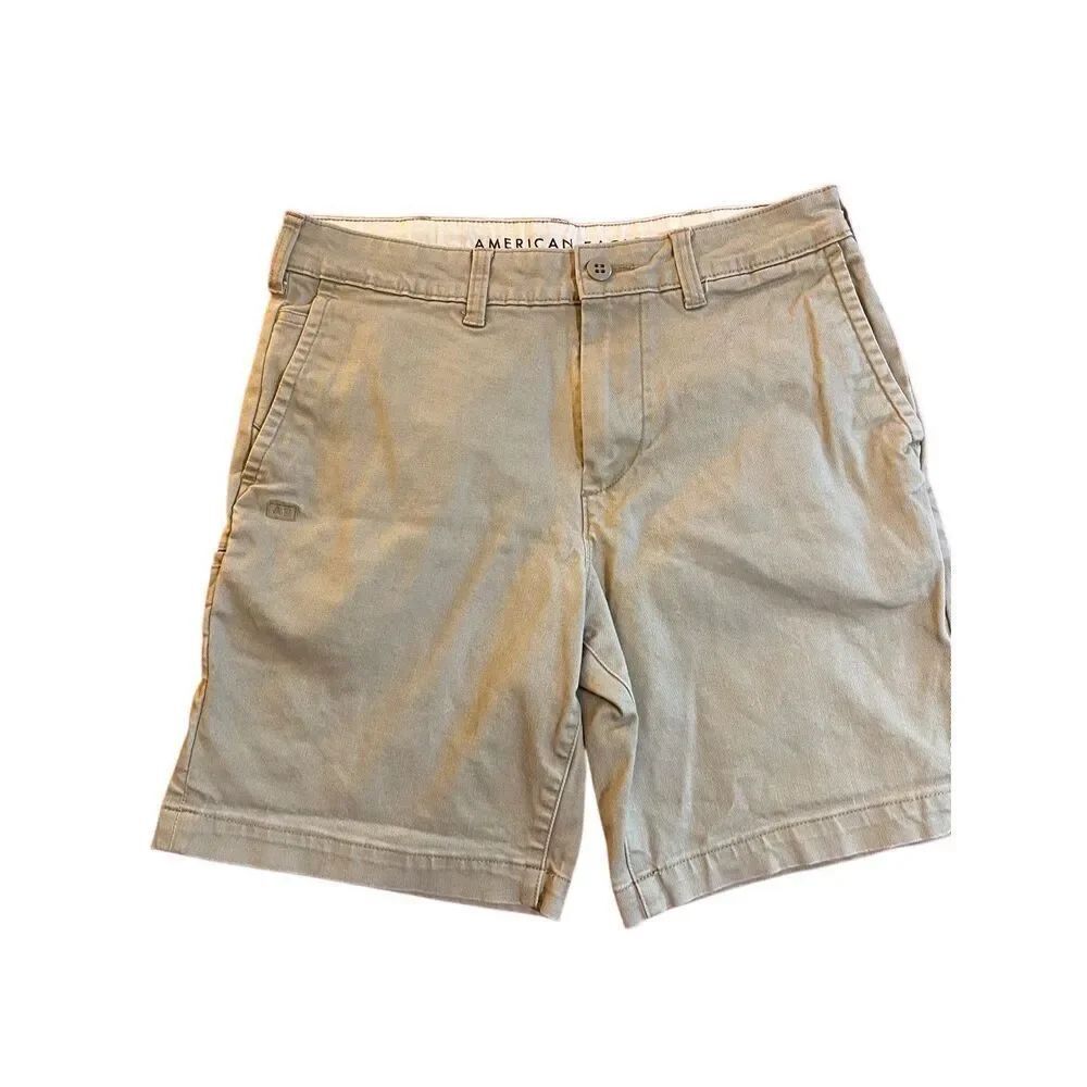 American Eagle Men’s Workwear Flex Stre Cotton Tan Shorts S/30